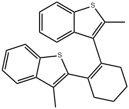 2-METHYL-3-(2-(3-METHYLBENZO[B]THIOPHEN-2-YL)CYCLOHEX-1-ENYL)BENZO[B]THIOPHENE Struktur