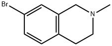 7-溴-2-甲基-1,2,3,4-四氢异喹啉,258515-54-7,结构式