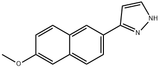5-(6-METHOXY-2-NAPHTHYL)-1H-PYRAZOLE Structure
