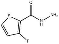 2-Thiophenecarboxylicacid,3-fluoro-,hydrazide(9CI) Structure