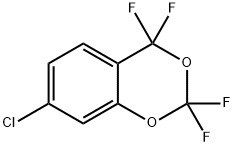 7-CHLORO-2,2,4,4-TETRAFLUORO-1,3-BENZODIOXENE,25854-54-0,结构式