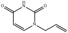 1-ALLYLPYRIMIDINE-2,4(1H,3H)-DIONE 化学構造式