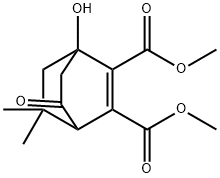 1-Hydroxy-8,8-dimethyl-5-oxobicyclo[2.2.2]oct-2-ene-2,3-dicarboxylic acid dimethyl ester 结构式