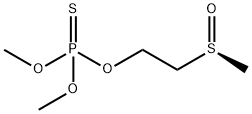 チオりん酸O,O-ジメチルS-[2-(メチルスルフィニル)エチル] 化学構造式