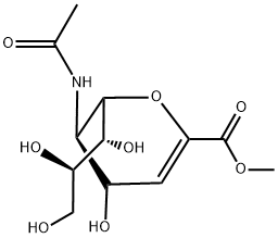 N-ACETYL-2,3-DEHYDRO-2-DEOXYNEURAMINIC ACID, METHYL ESTER|N-乙酰基-2,3-脱氢-2-脱氧神经氨酸甲酯