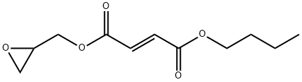 Fumaric acid 1-butyl 4-(oxiran-2-yl)methyl ester,25876-07-7,结构式