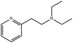 N,N-ジエチル-2-ピリジンエタンアミン 化学構造式