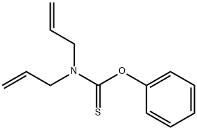 Carbamothioic  acid,  di-2-propenyl-,  O-phenyl  ester  (9CI) Structure