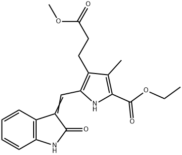 5-Ethoxycarbonyl SU 5402 Methyl Ester Structure