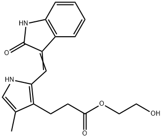 SU 5402 2-Hydroxyethyl Ester 结构式