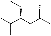 2-Hexanone, 4-ethyl-5-methyl-, (4R)- (9CI) Struktur