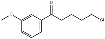 5-CHLORO-1-(3-METHOXYPHENYL)-1-OXOPENTANE Structure