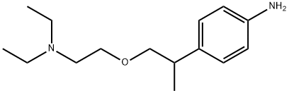 p-[2-[2-(Diethylamino)ethoxy]propyl]aniline Struktur