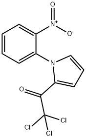 2,2,2-TRICHLORO-1-[1-(2-NITROPHENYL)-1H-PYRROL-2-YL]ETHAN-1-ONE Struktur