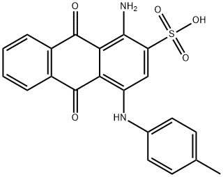 1-amino-9,10-dihydro-9,10-dioxo-4-p-toluidinoanthracene-2-sulphonic acid|