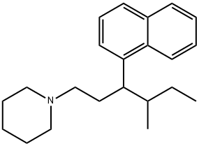 1-[4-Methyl-3-(1-naphtyl)hexyl]piperidine,25913-53-5,结构式