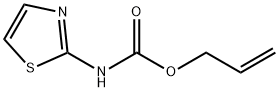 Carbamic  acid,  2-thiazolyl-,  2-propenyl  ester  (9CI) 化学構造式