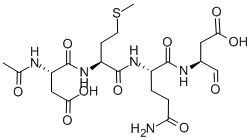 乙酰基-天冬氨酰-蛋氨酰-谷氨酰胺酰-天冬氨醛, 259199-63-8, 结构式