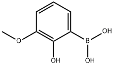 3-METHOXY-2-HYDROXYPHENYL BORONIC ACID Struktur