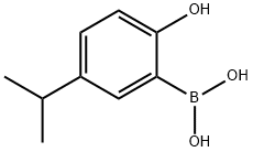 Boronic acid, [2-hydroxy-5-(1-methylethyl)phenyl]- (9CI) 化学構造式