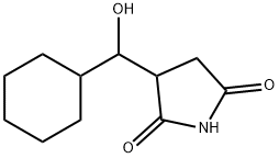 2,5-Pyrrolidinedione, 3-(cyclohexylhydroxymethyl)- (9CI) Structure