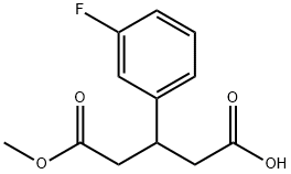 3-(3-FLUOROPHENYL)-PENTANEDIOIC ACID MONOMETHYL ESTER|