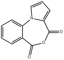 4H,6H-Benzo[e]pyrrolo[2,1-c][1,4]oxazepine-4,6-dione, 4,6-Dioxo-4H,6H-pyrrolo[1,2-a][4,1]benzoxazepine Structure