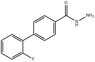 2'-FLUORO[1,1'-BIPHENYL]-4-CARBOHYDRAZIDE 结构式