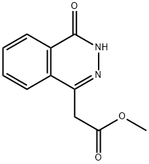 1-Phthalazineacetic acid, 3,4-dihydro-4-oxo-, Methyl ester 化学構造式