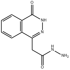 1-phthalazineacetic acid, 3,4-dihydro-4-oxo-, hydrazide Structure