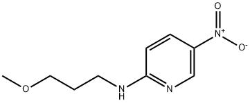 N-(3-メトキシプロピル)-5-ニトロピリジン-2-アミン 化学構造式