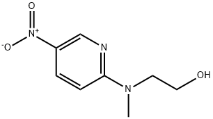 2-[N-methyl-N-(5-nitro-2-pyridyl)amino]ethanol ,25948-15-6,结构式