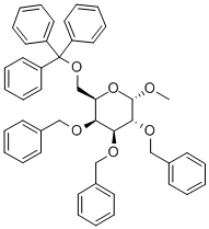 메틸-6-O-트리틸-2,3,4-트리-O-벤질-α-D-갈락토피라노시드