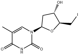 5'-IODO-5'-DEOXYTHYMIDINE Structure