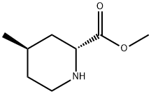 2-Piperidinecarboxylicacid,4-methyl-,methylester,(2R,4R)-(9CI) Struktur
