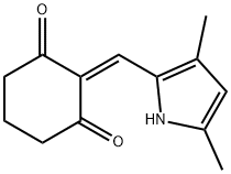 1,3-Cyclohexanedione, 2-[(3,5-dimethyl-1H-pyrrol-2-yl)methylene]- (9CI) Structure