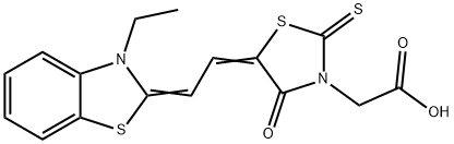 25962-03-2 [5-[2-(3-乙基-3H-苯并噻唑-2-亚基)乙亚基]-4-氧代-2-硫酮噻唑烷-3-基]乙酸