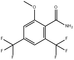 2-Methoxy-4,6-bis(trifluoromethyl)benzamide Structure