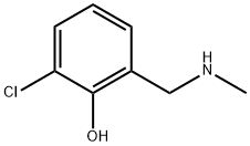 Phenol,  2-chloro-6-[(methylamino)methyl]- Struktur