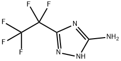 5-PENTAFLUOROETHYL-4H-[1,2,4]TRIAZOL-3-YLAMINE 结构式