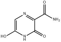 Pyrazinecarboxamide, 3,4-dihydro-5-hydroxy-3-oxo- (9CI) 化学構造式