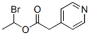 4-Pyridine Acetic Acid-Alpha-Bromo Ethyl Ester Struktur