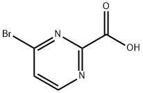 2-Pyrimidinecarboxylic acid, 4-bromo- (9CI), 259810-39-4, 结构式