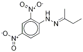 2-Butanone 2,4-Dinitrophenylhydrazone-d3 Structure