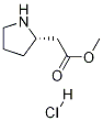 (S)-Methyl 2-(pyrrolidin-2-yl)acetate hydrochloride Struktur