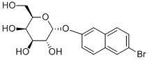 6-Bromo-2-naphthyl α-D-galactopyranoside Structure