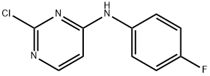 2-氯-N-(4-氟苯基)嘧啶-4-胺, 260046-12-6, 结构式