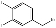 4-溴甲基-1-氟-2-碘苯,260050-97-3,结构式