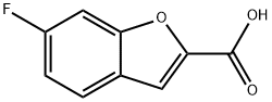 6-フルオロベンゾフラン-2-カルボン酸 化学構造式