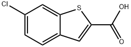 6-CHLORO-1-BENZOTHIOPHENE-2-CARBOXYLIC ACID Structure